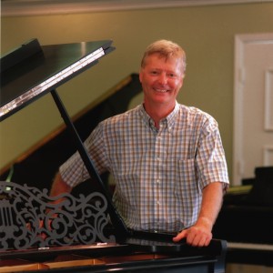 Matt at a piano